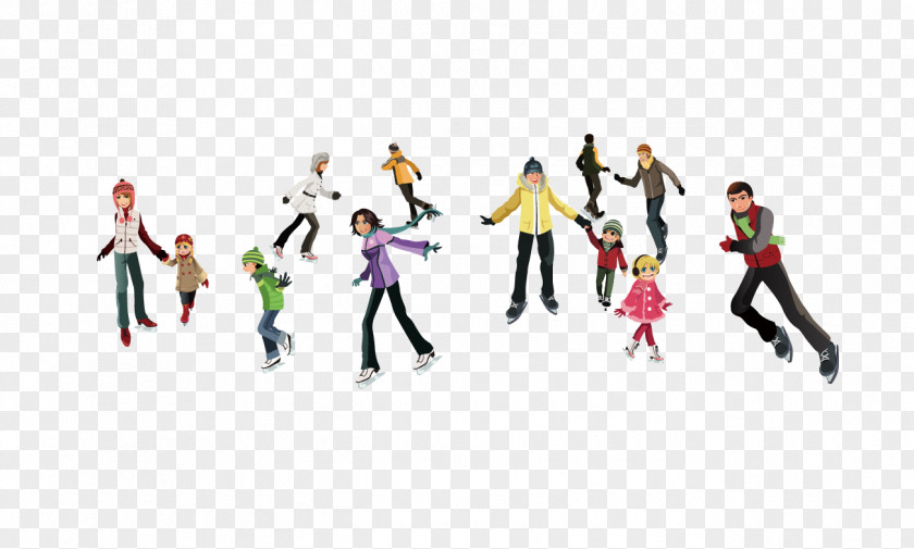 Vector Characters Child Piaseczno Skiing Ice Rink PNG