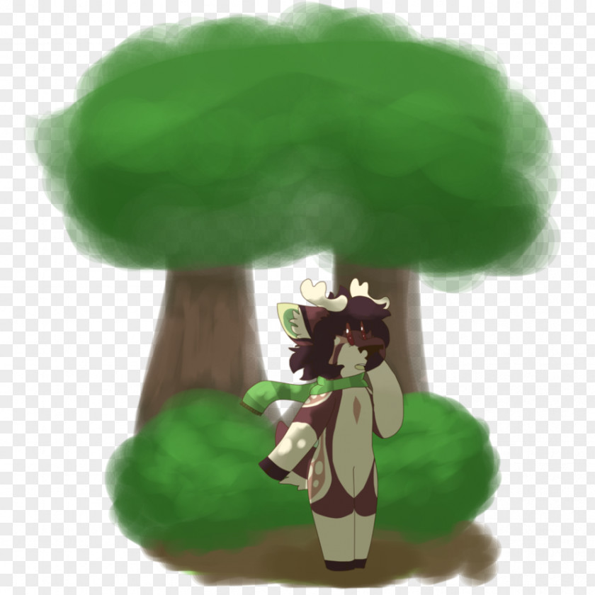 Leaf Green Figurine Tree PNG