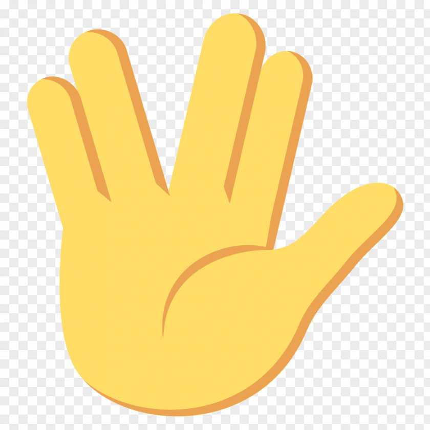 Middle Finger Spock Vulcan Salute Emoji The PNG