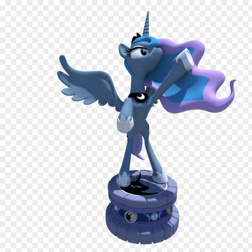 My Little Pony Princess Luna Figurine Statue Printing PNG