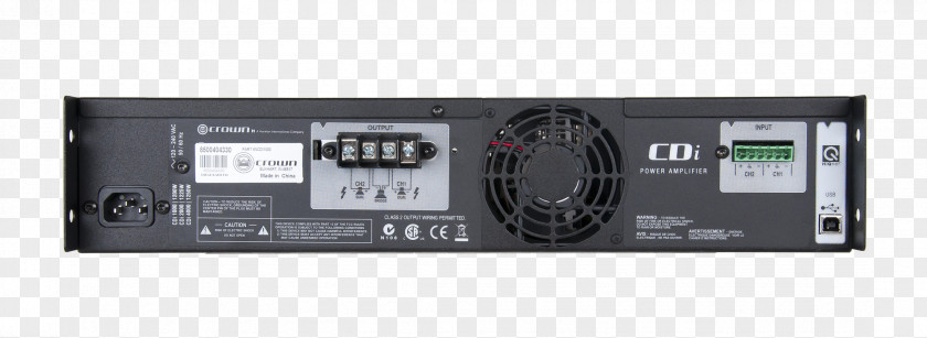 Amplifier Audio Power Crown International Loudspeaker PNG