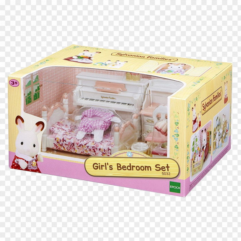 Bed Sylvanian Families Bedroom Furniture Sets Family PNG