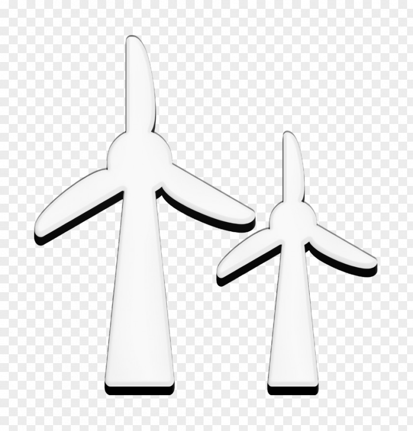 Buildings Icon Wind Turbines Industry PNG