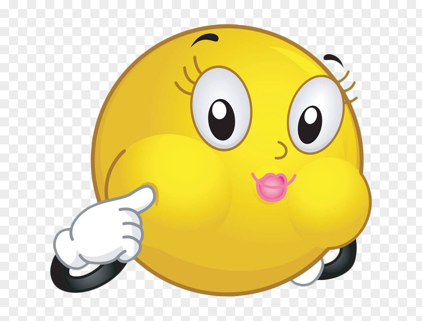 Cartoon Cute Pout Expression Smiley Royalty-free Cheek Clip Art PNG