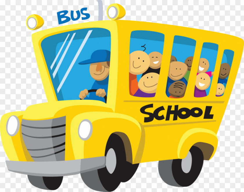 Bus School Transport Elementary PNG