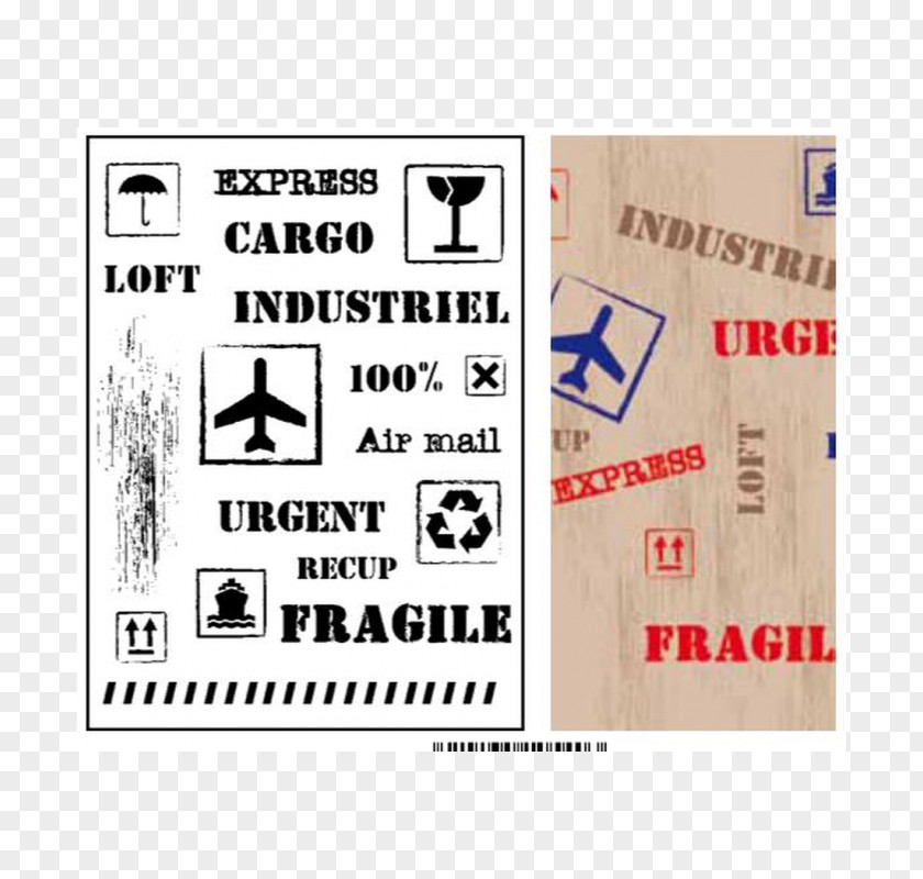 Clay Paper Line Angle Label Font PNG