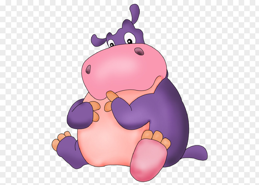 Cute Hippo Hippopotamus Mammal Clip Art PNG