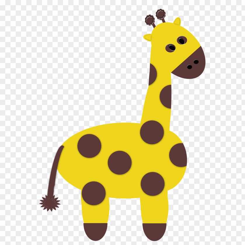 Giraffe Cute Zoo Animals Scrapbooking Clip Art PNG