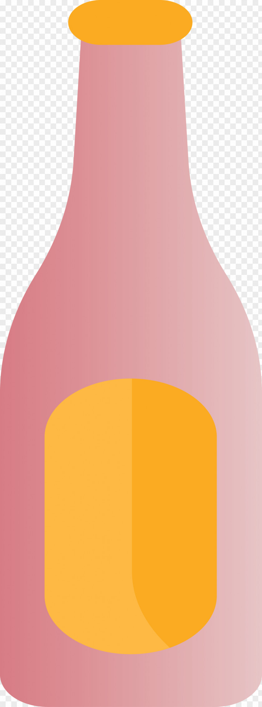 Glass Bottle Angle Line Yellow PNG