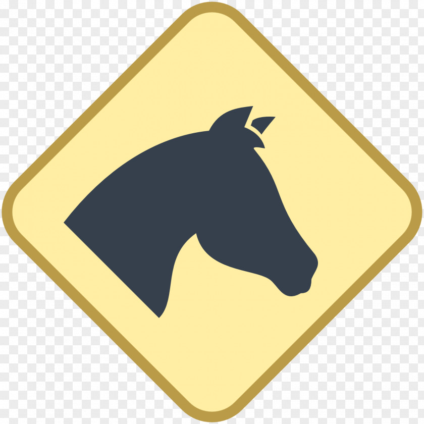 Horse Head Sign Clip Art PNG