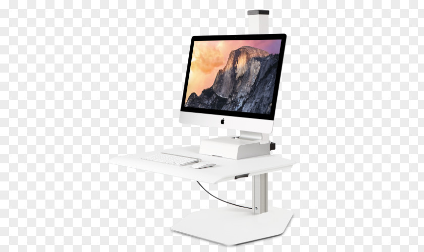 Sit-stand Desk Standing IMac PNG