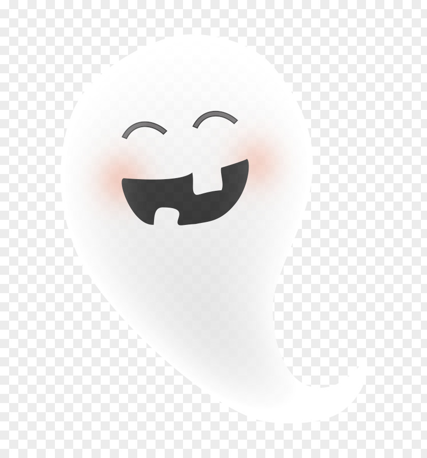 Floating Ghost Smile Font PNG