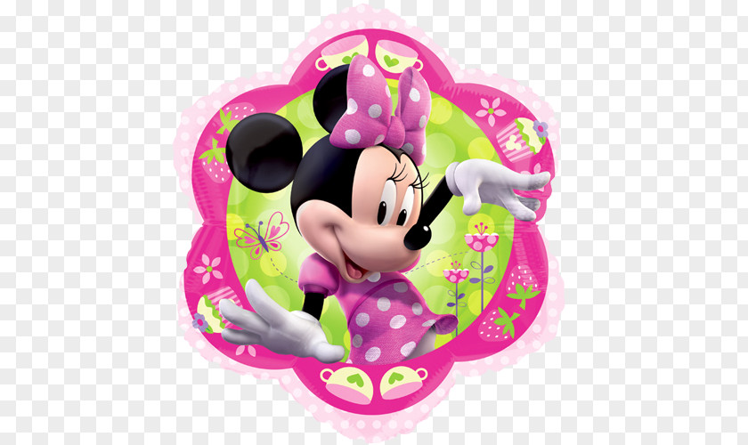 Gold Foil Flower Minnie Mouse Mickey Mylar Balloon Birthday PNG