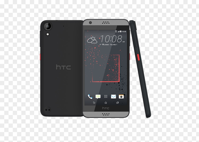 Orange Grey HTC Desire 825 Smartphone 4G PNG
