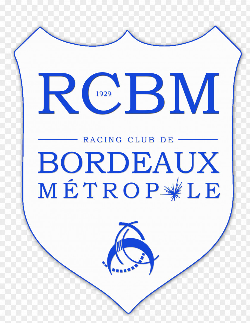 T-shirt Racing Club De Bordeaux Bègles Brand Logo PNG