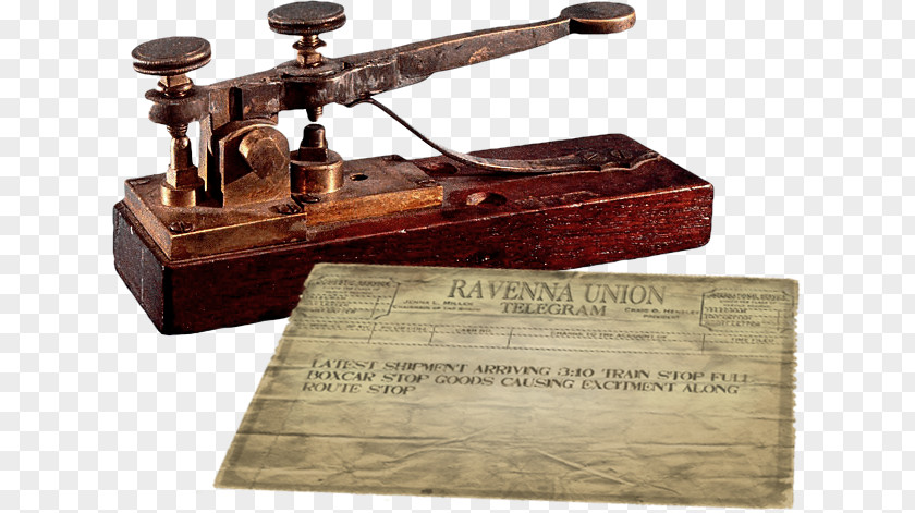 Telegraph Industrial Revolution Electrical Invention Morse Code Inventor PNG