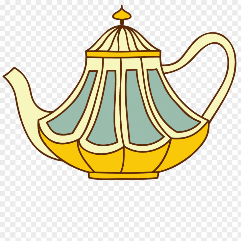 Vector Classical Tea Kettle Euclidean Illustration PNG