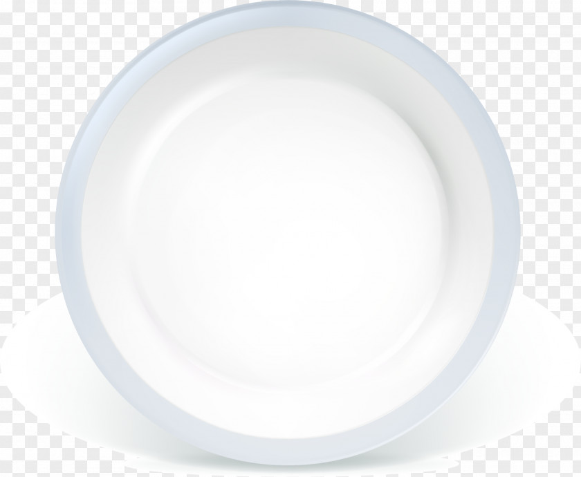 White Fresh Plate Circle PNG