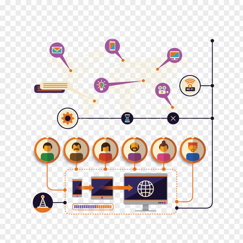 Business People Ppt Material Euclidean Vector Clip Art PNG
