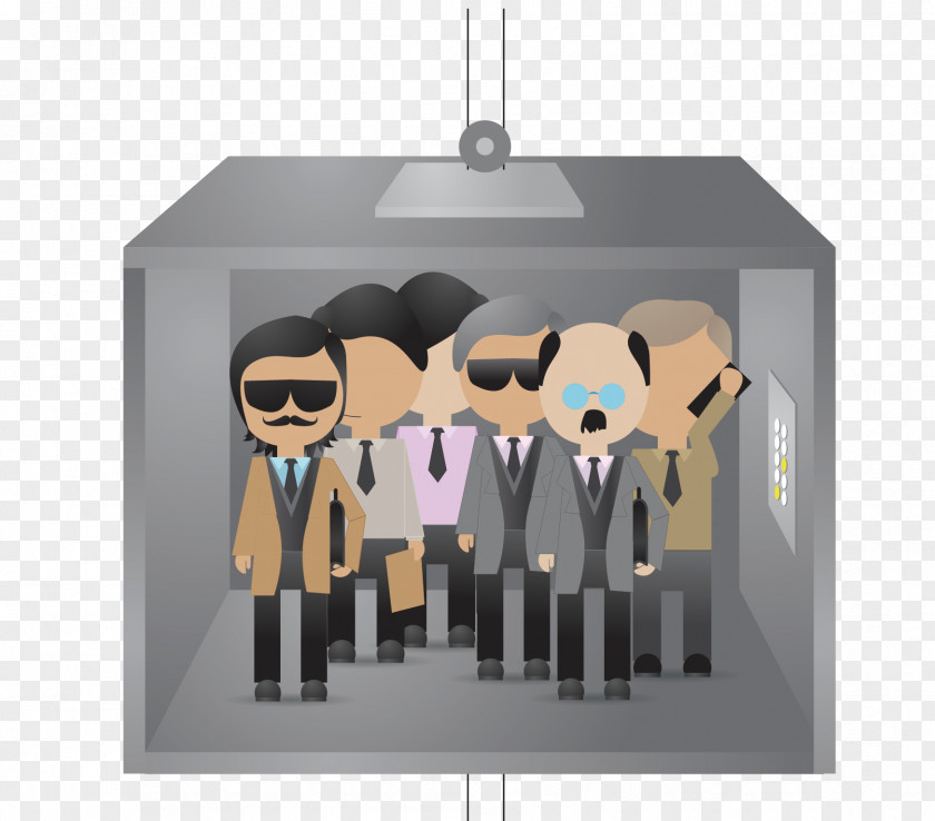 Elevator Business People Vector Adobe Illustrator Illustration PNG