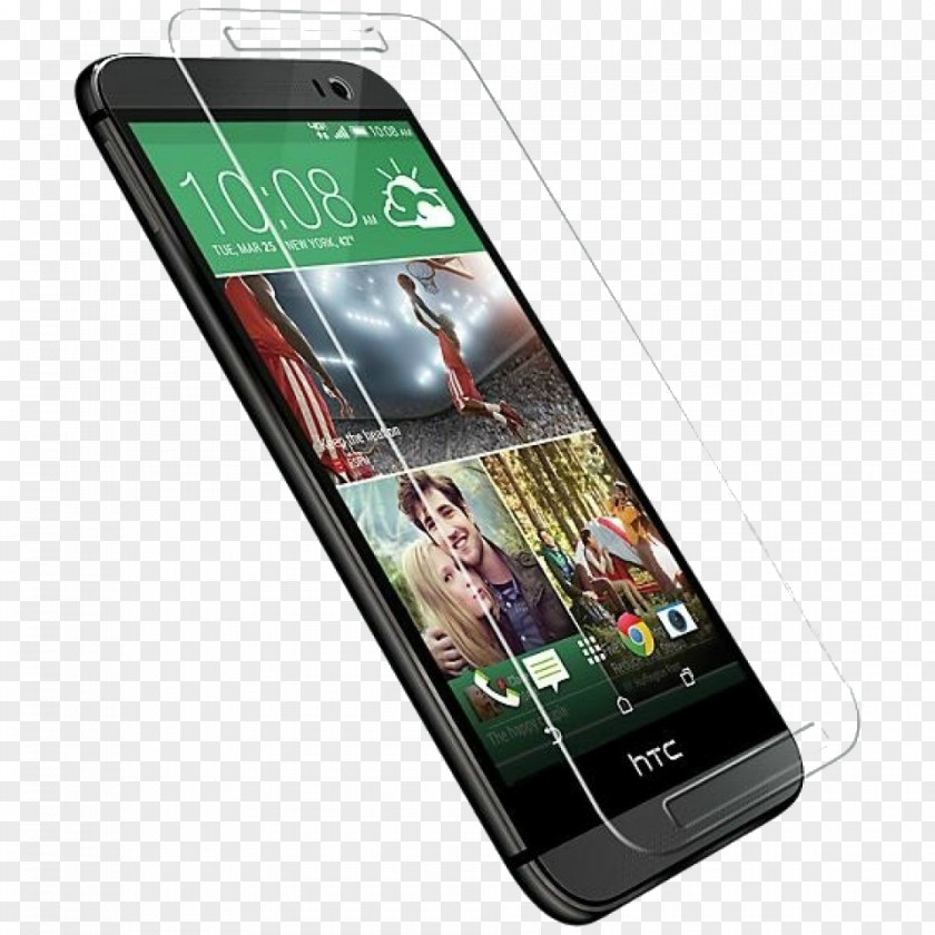 Glass HTC One (M8) M9 Screen Protectors Toughened PNG