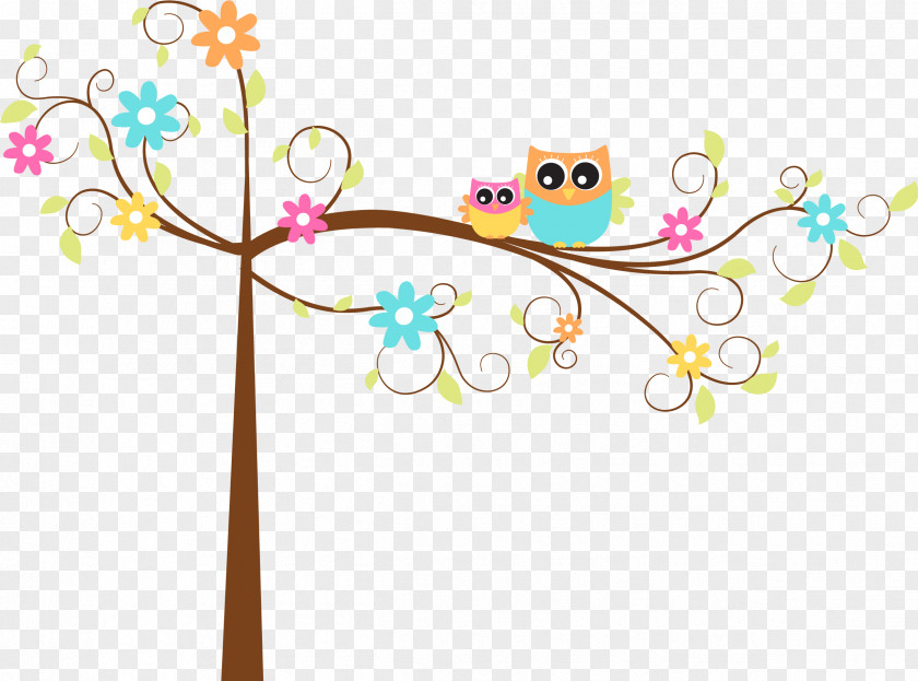 Owl Wall Decal Nursery Mural Sticker PNG