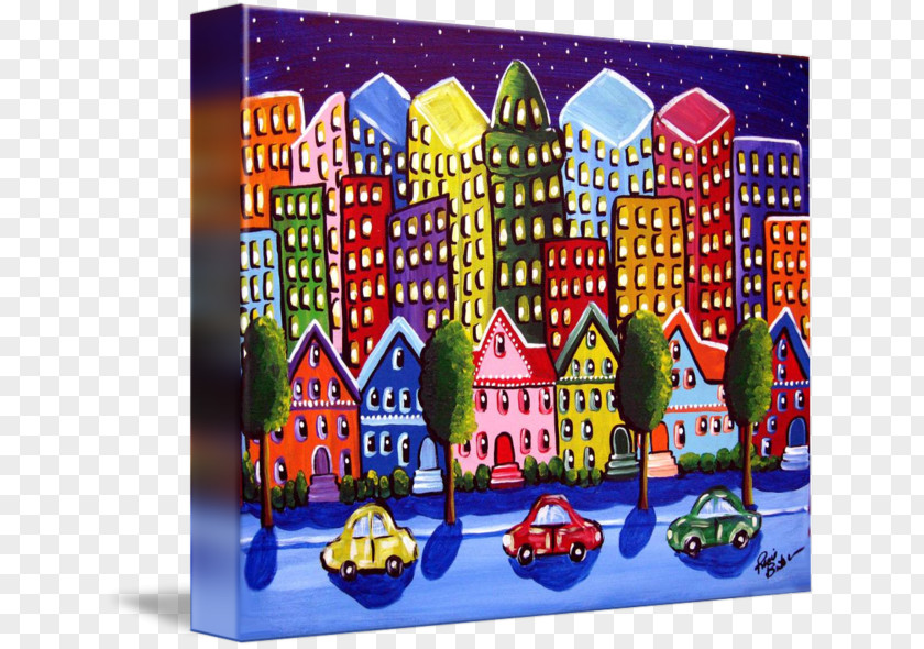 Painting Canvas Print Art Gallery Wrap PNG