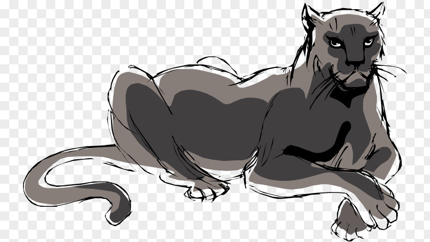 Panther Cliparts Black Cougar Cartoon Clip Art PNG