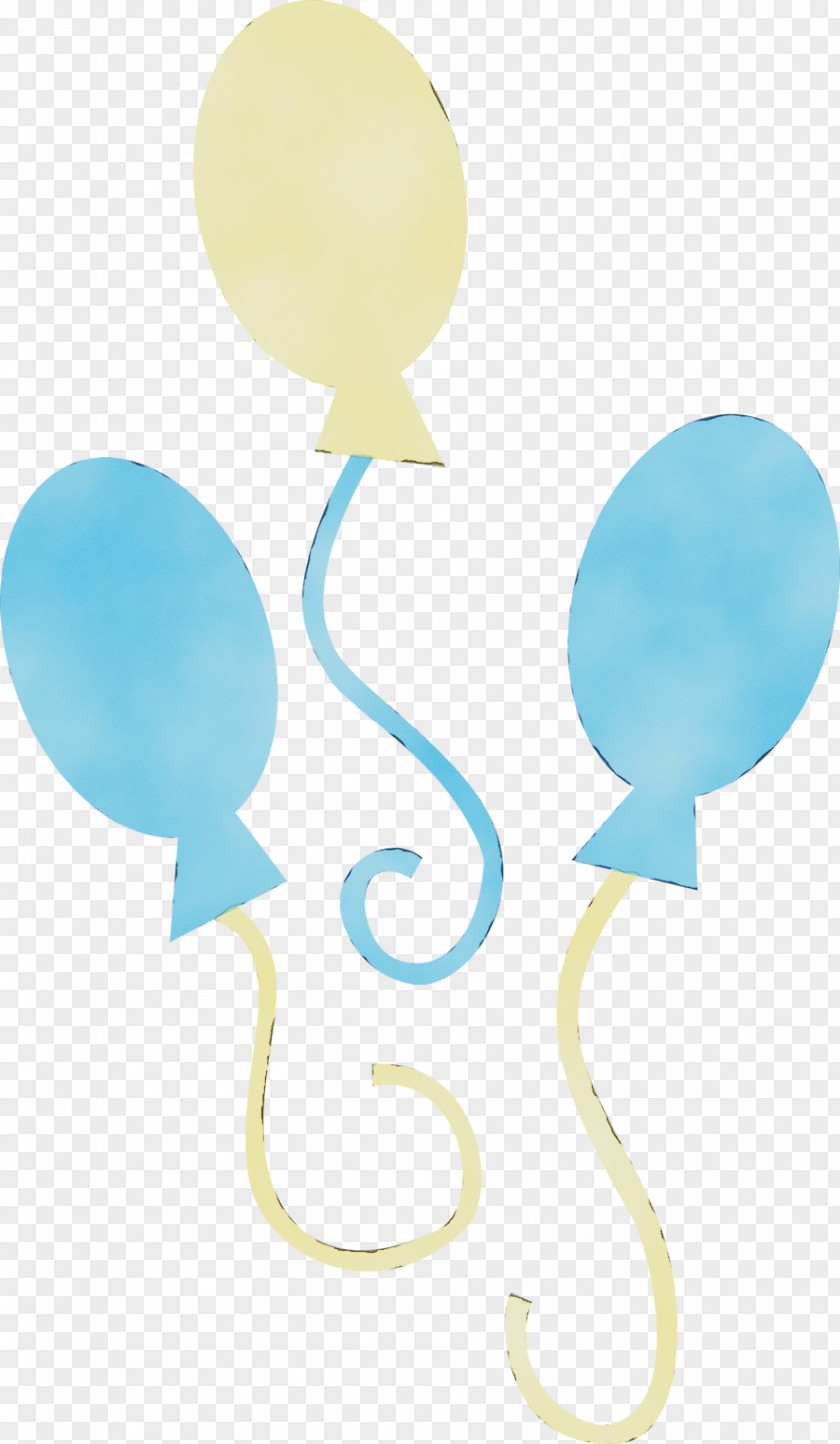 Party Supply Balloon Aqua Turquoise Clip Art PNG