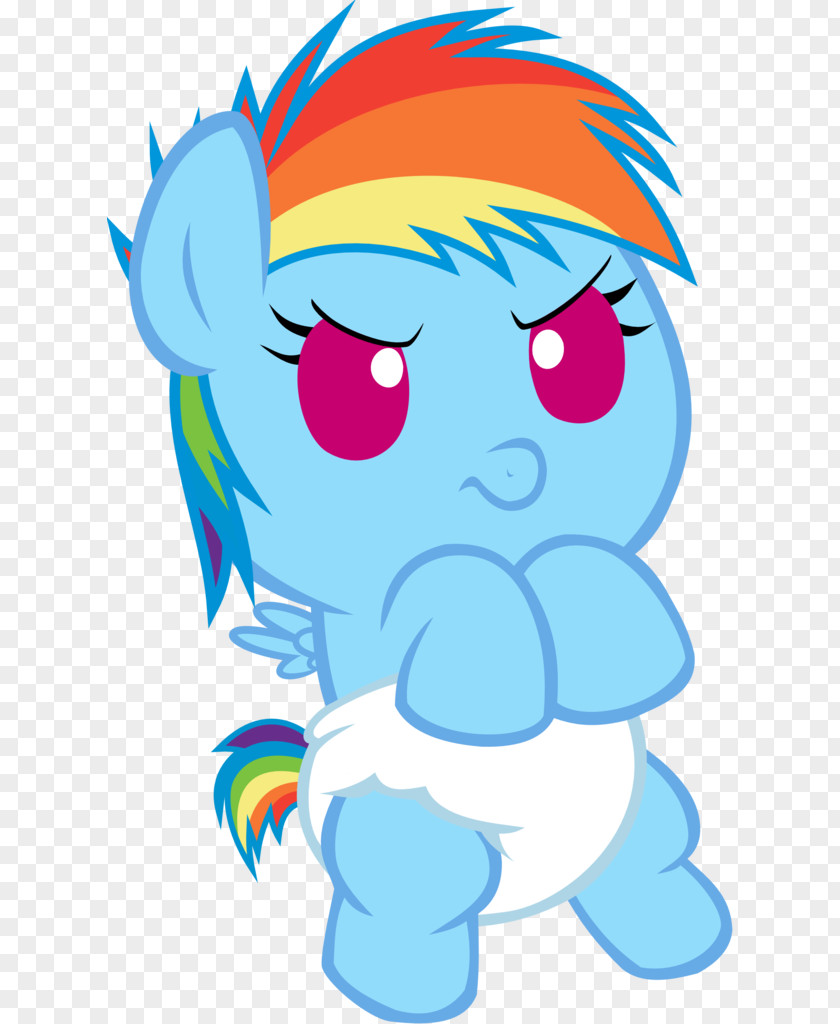 Rainbow Dash Pony Fluttershy Infant PNG