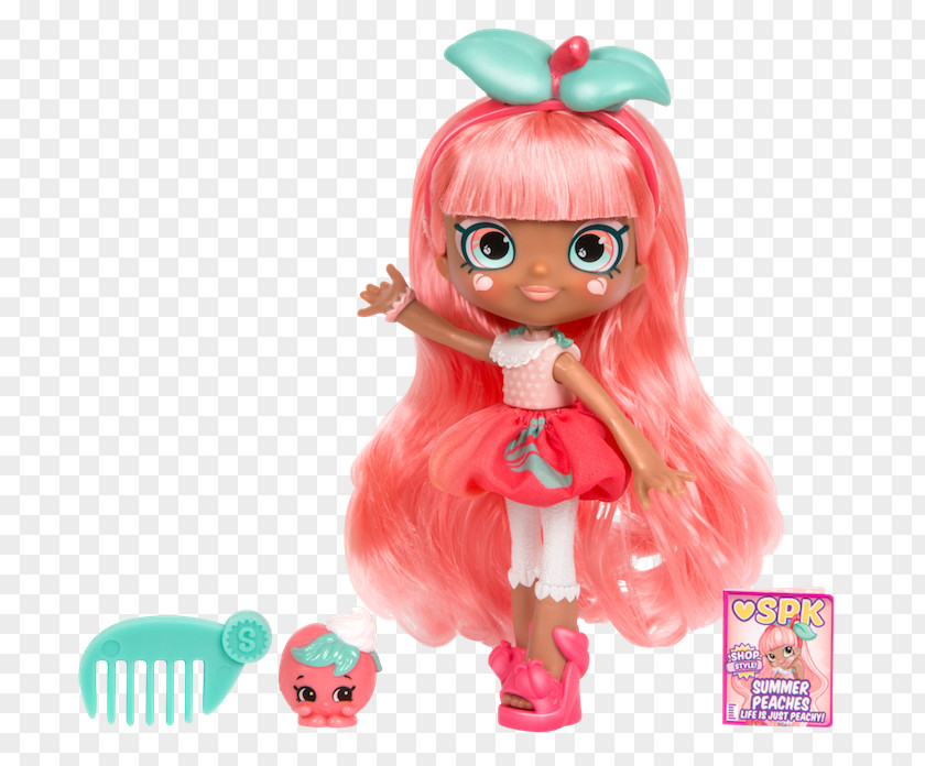 Toy Peach Doll Shopkins Smyths PNG