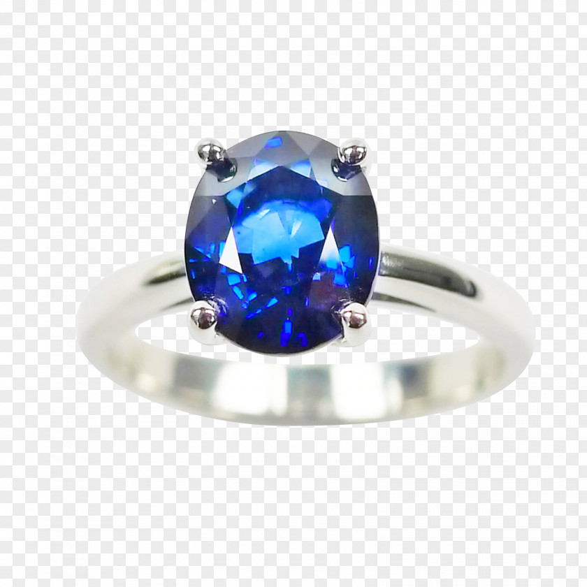Sapphire Jewellery Gemstone Ring Silver PNG