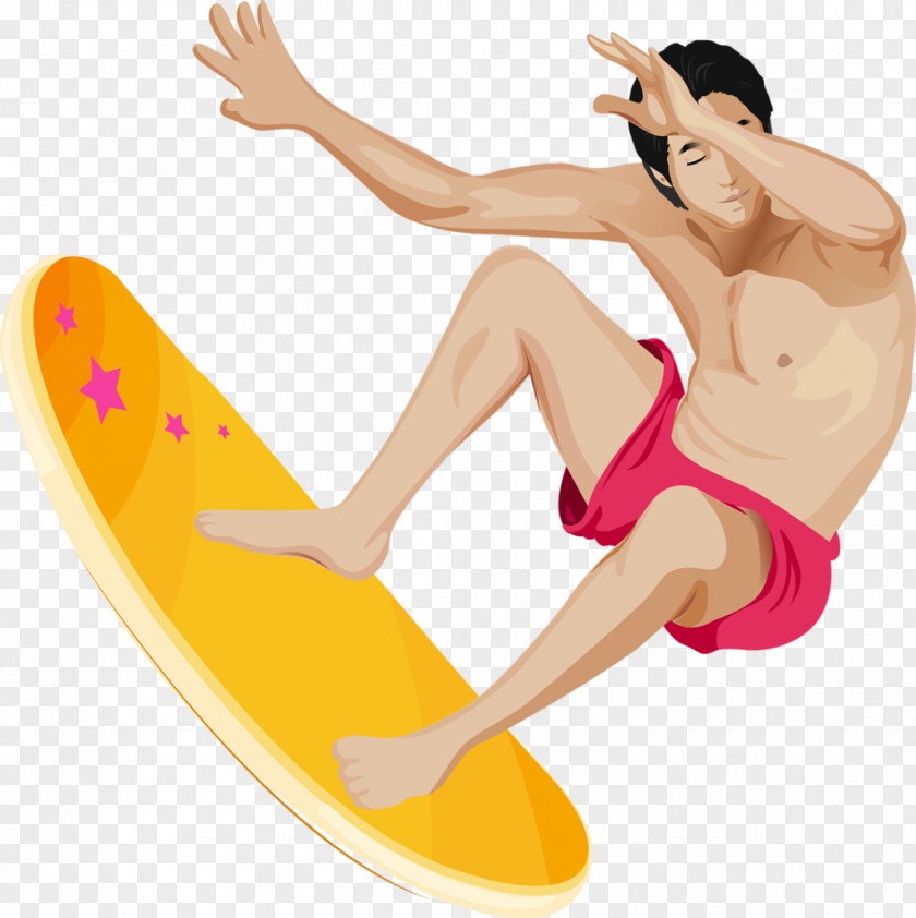 Surfing Small Handsome Kitesurfing Icon PNG