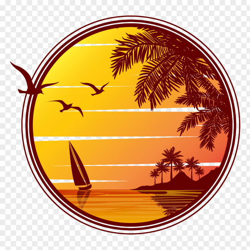 Tropical Elements PNG elements clipart PNG