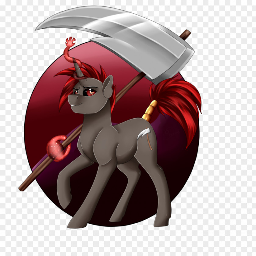 Creative Shading Horse Cartoon PNG