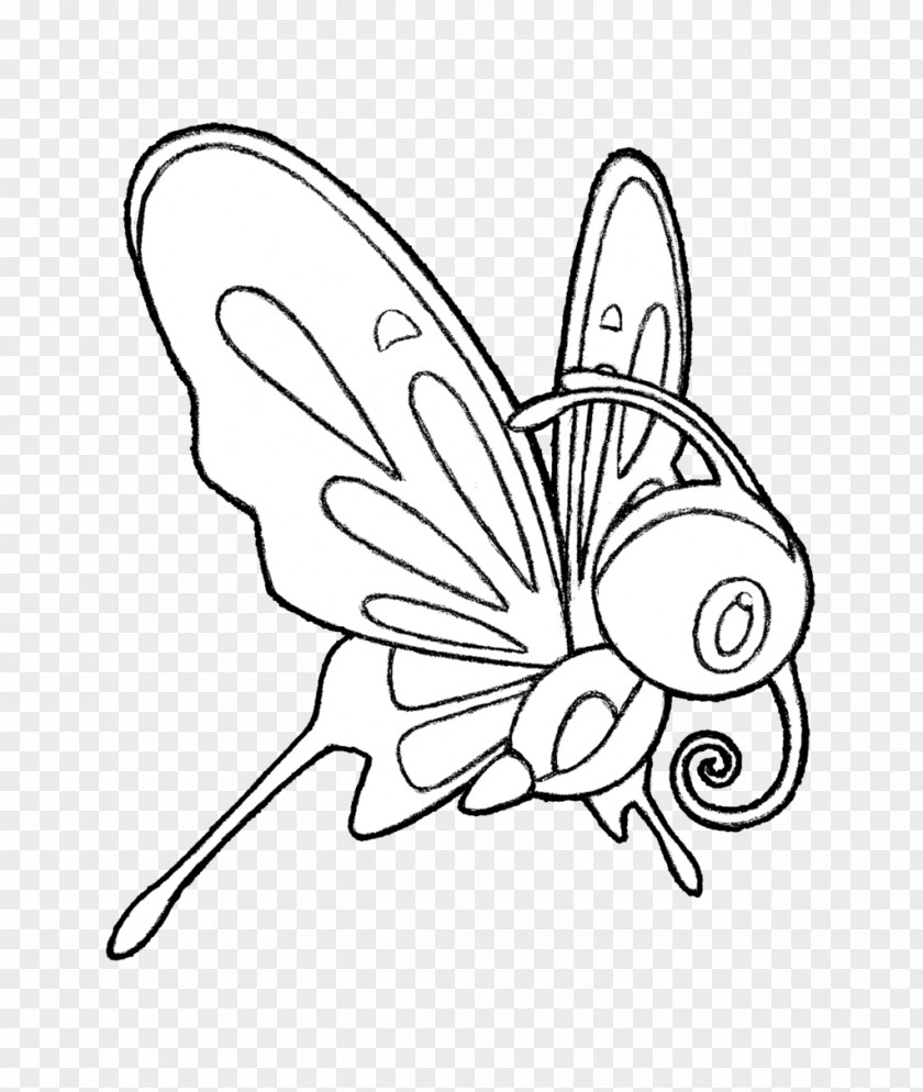 Misty Pokemon Monarch Butterfly /m/02csf Brush-footed Butterflies Line Art PNG