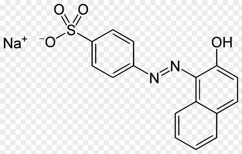 Orange Chemistry Acid 7 2-Naphthol 1-Naphthol Azo Compound Dye PNG