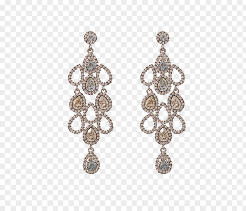 Rose Earring Rosé Jewellery Swarovski AG Champagne PNG