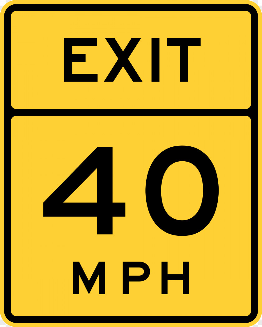 Yellow Sign Traffic Warning Manual On Uniform Control Devices Advisory Speed Limit PNG