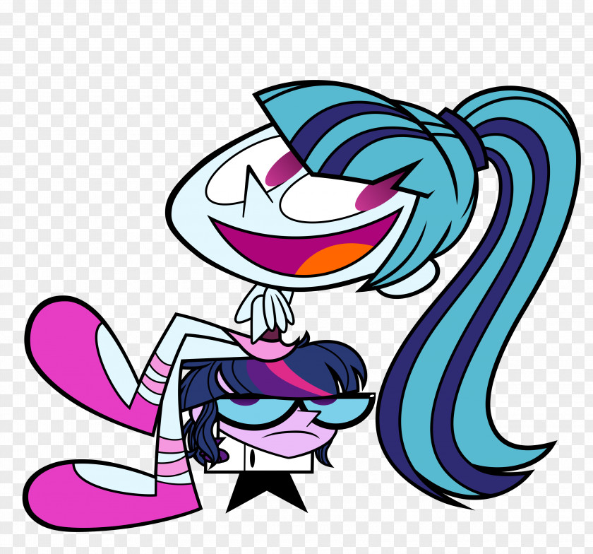 Dexter's Laboratory Twilight Sparkle Rainbow Dash My Little Pony Art PNG