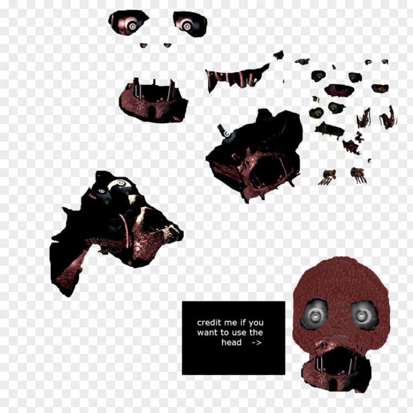 Nightmare Foxy Five Nights At Freddy's 3 4 2 Animatronics Endoskeleton PNG