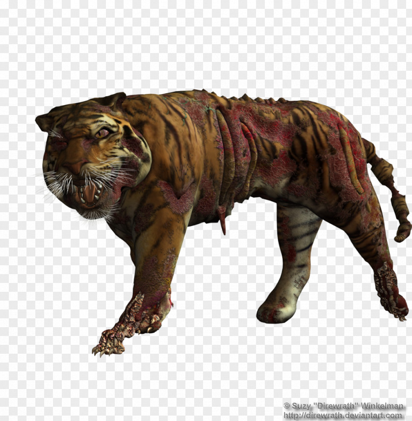 Tiger Animal Zombie Roar PNG Roar, tiger clipart PNG