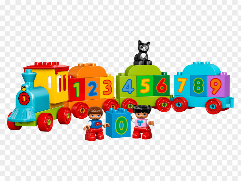 Toy LEGO 10847 DUPLO Number Train Lego Duplo Block PNG