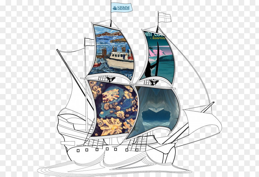 Water Illustration Caravel Cartoon Boat PNG