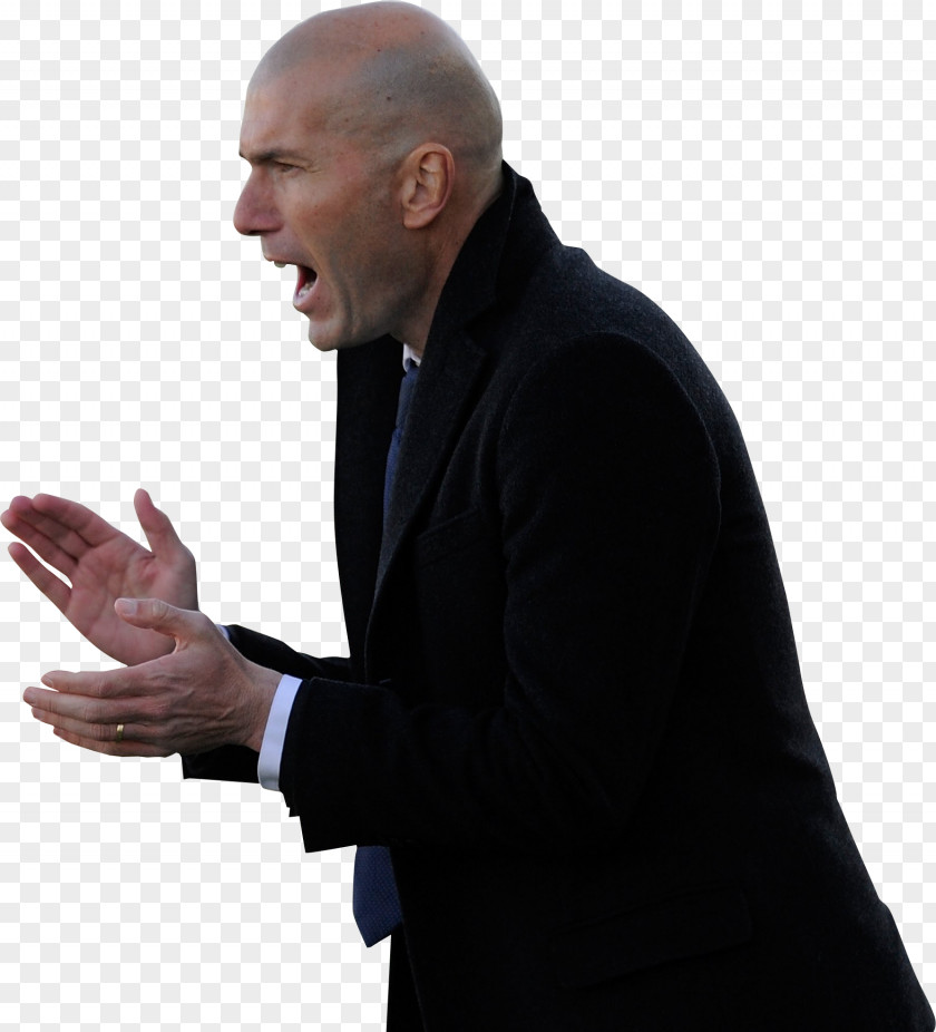 Zinedine Zidane Real Madrid C.F. Coach Desktop Wallpaper PNG