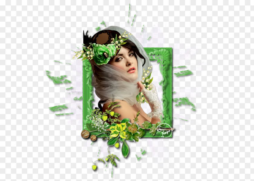 Design Floral Headpiece Picture Frames PNG