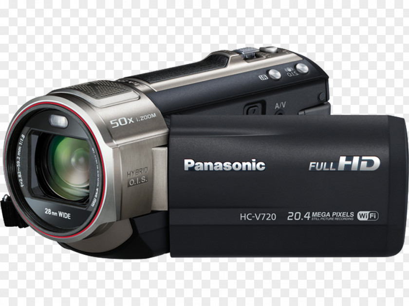 Camera Panasonic Hc-v720 Handheld Camcorder 17.52mp Mos Full Hd Black Video Cameras HC-X920 PNG
