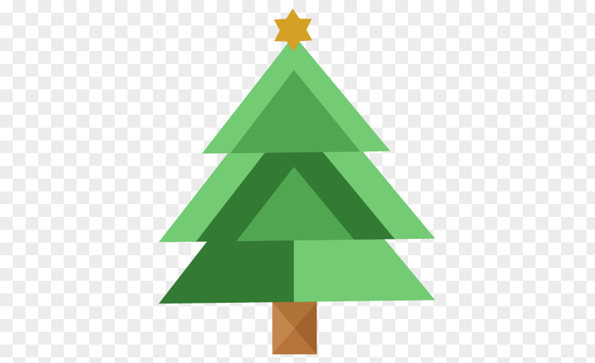 Christmas Tree Fir Pine Family Decoration Triangle Font PNG