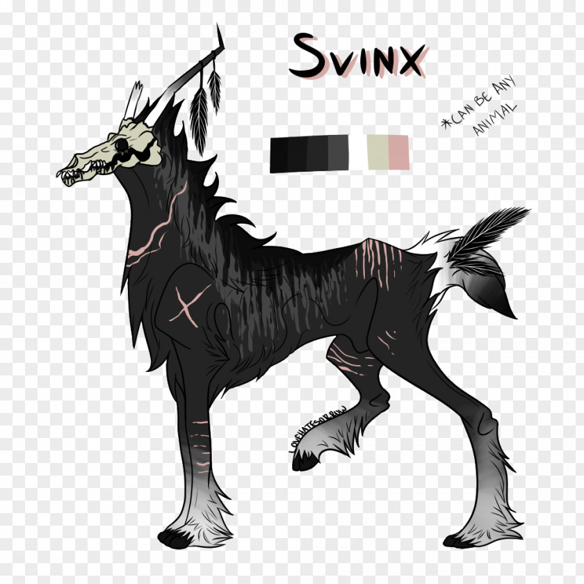 Dog Horse Pack Animal Legendary Creature Black PNG