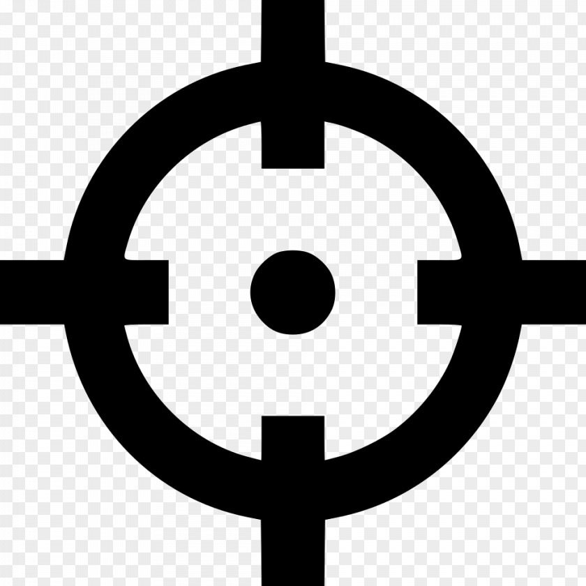 Focus Vector Telescopic Sight Shooting Target Icon Design PNG